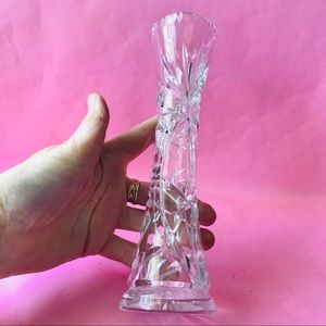 Vintage crystal vase